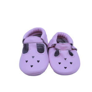 Birdrockbaby Girls Pink Booties size: 5.5 Toddler